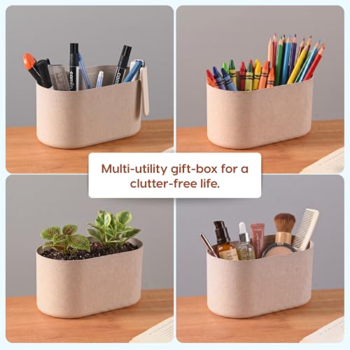 Image of Eha Earth Friendly Rakhi for Brother and Bhabhi Gift Made with Rice Husk | Bhaiya Bhabhi Rakhi Set | Printed Mugs & Rakhi Hamper | Gift for Rakshabandhan