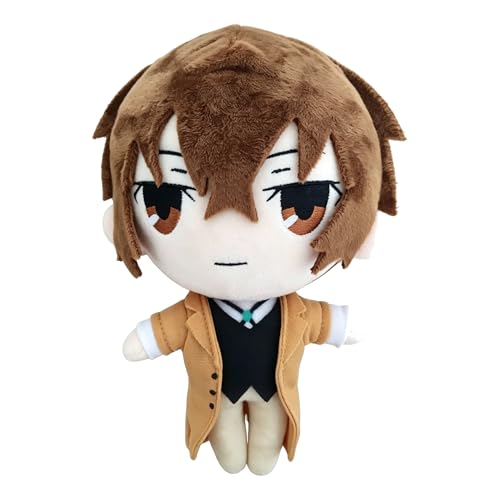 Roocnie Osamu Dazai Plush BSD Doll Stuffed Figure Anime Home Decor Gift 7.9 inch/20cm