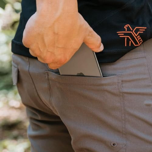 KETL Tomfoolery Travel Pants: Stretchy, Packable, Casual Chino Style W/Zipper Pockets - Men's4