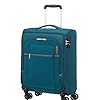 American Tourister Crosstrack 4-Rollen Trolley blau 55 cm