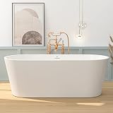 FerdY 67" Shangri-La Elite, Acrylic Freestanding Bathtub, Modern & Contemporary Design Soaking Tub w