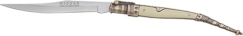 Joker Navaja de Bolsillo Decorada N108D, Peso 1.41 oz, Hoja 4.13 Pulgadas Acero Inoxidable 420, Mango Zamak - ABS, Herramienta de Pesca, Caza,