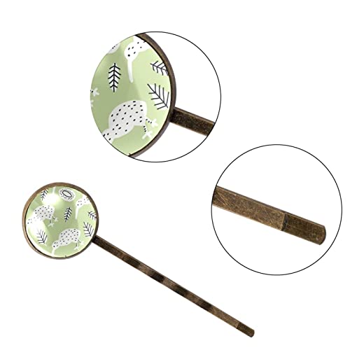 Barrettes à cheveux oiseau vert pour femme accessoire coiffure été