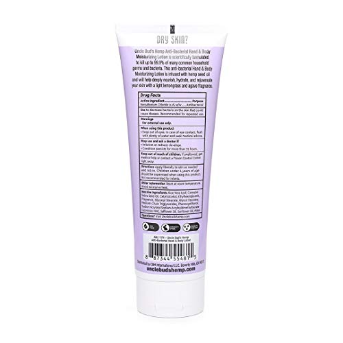 Uncle Bud’s Hemp Hand & Body Lotion Moisturize & Nourish Skin Made from Pure Hemp Seed Oil - Image 3