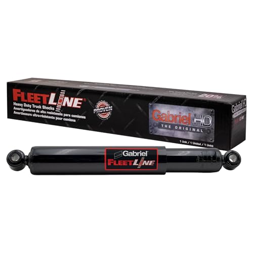 Image of Gabriel 85976 FleetLine HD Truck Rear Shocks Fits Ford F-650 F-750; International Kenworth Pierce Fire Rescue Truck; Blue Bird School Bus Hendrickson HA & HAS Series OEM# 60675-003
