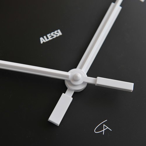 Reloj de Pared Alessi Firenze Negro miniatura 6