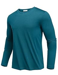 PINSPARK Camiseta Deportiva para Hombre, Transpira...: MATERIAL: Nuestra camisa funcional para hombre está hecha de 100% poliéster, el material suave, transpirable, liviano y de secado rápido garantiza que te mantengas fresco y cómodo durante el entrenamiento PROTECCIÓN UV: La camiseta deportiva UPF 50+ ...