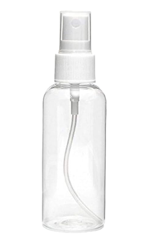 Image of CERO PET Empty Refillable Fine Mist Spray Bottle 100ml Transparent (50)