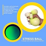 Gifton - Neon Glow DNA Stress Relief Ball - Novelty Fidget Toy for ADHD Anxiety Physio Therapy - Gift for Men Women Teen Kids Adults - Birthday Present for Boy Girl Christmas Stocking Filler - Image 4