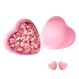 52 PCS Heart Push Pins, Pink Thumb Tacks Cute Push Pins, Bulletin Boards Wall Tacks, Plastic Heart S