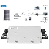 700W Micro Inverter Solar Grid Tie Microinverter IP65 Wifi Control Self Cooling 120/230V Automatyczna Identyfikacja Falowniki Mocy