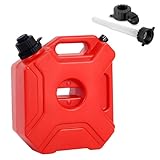 ガソリン携行缶 5L/10L/20L/30L 車載用 ガソリンタンク ロックキー付き 給油ノズル付き 緊急バックアップ 燃料油 ガソリン貯蔵 予備ドラム缶 防災用品/アウトドア/旅行/緊急対応用品 自動車/オートバイ/SUV 赤-錠なし 5L