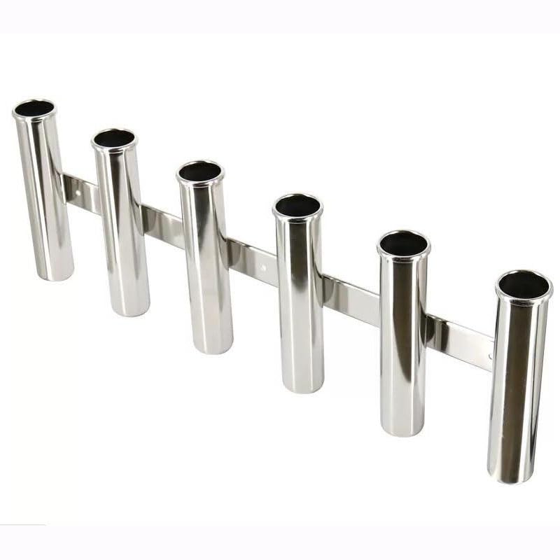 Portacanna da Pesca in Acciaio Inossidabile 316 con 6 Tubi for Kayak/Barca/Yacht