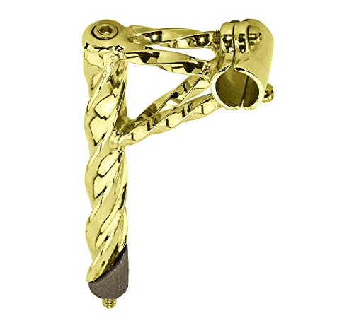 Alta Double Fat Twisted Steel Bicycle Stem In Gold, Multiple Sizes (22.2Mm) #TOP7