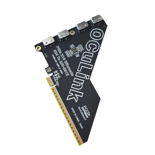 Image of Gen4 PCIe to Oculink SFF-8612 Adapter SFF-8611 External Graphics Card for GPU Dock, eGPU, NVMe SSD (PCIe x16 to Oculink)