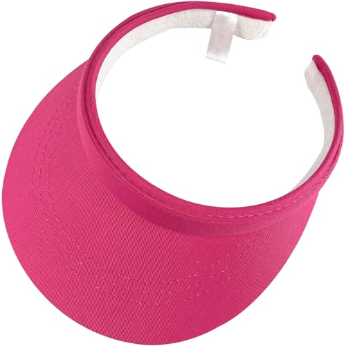 Image of Sun Visor Hats Women Wide Brim Adjustable Clip On Visors Beach Men Hat