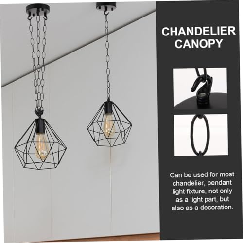 Cache-luminaire pour luminaire de plafond stable sans perçage complexe - 5