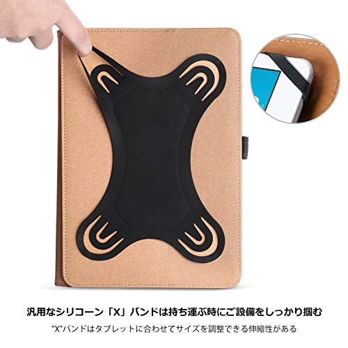 undefined ProCase タブレット汎用ケース 9-10インチ対応可能 フォリオケース ペン収納 3つのスタンド角度 書類やカード用ポケット付き ご注意：購入前、サイズと開口部の確認が必要！！！ の商品画像 2