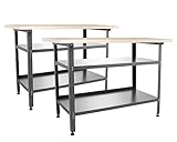 stabile 32 mm starke Holzplatte mit Melaminbeschichtung