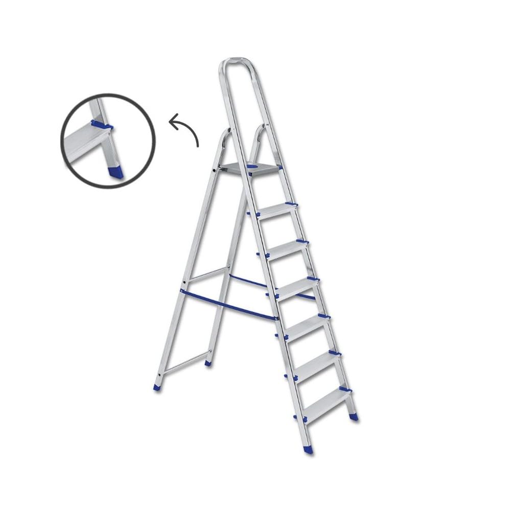 FRAMAR Scala Europiuma 6 Gradini in Alluminio - Portata 150 Kg