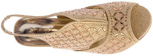 kinmi37 womens Evening Sandal Rhinestone Dress-Shoes - Image 3