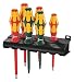 Wera Kraftform Plus 160i/168i/6 Insulated Professional Screwdriver Set, 6-Piece