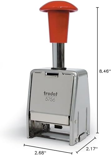 Miniatura 4 de Trodat 5756 Numberer Sello automático secuencial de metal autoentintado