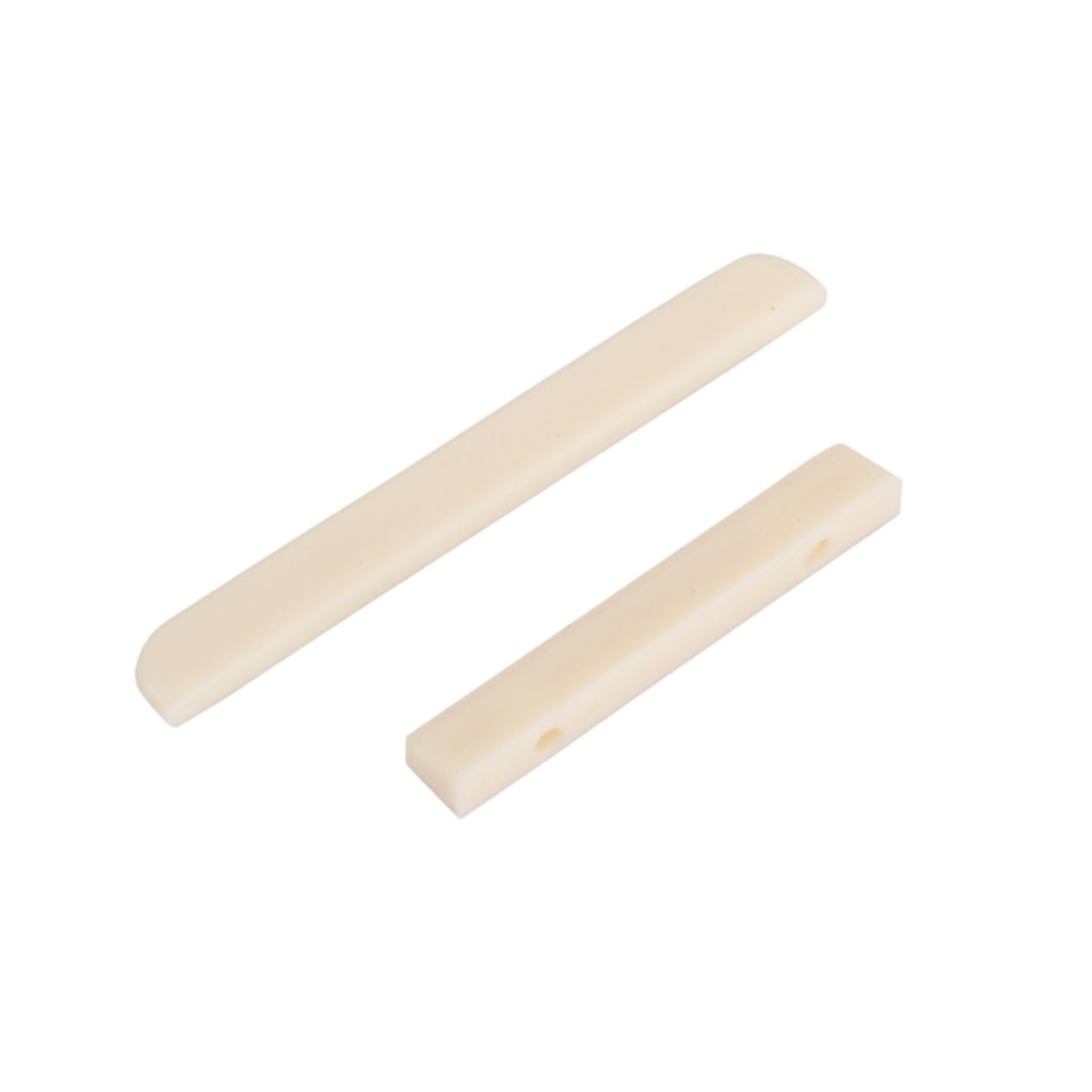 ibasenice Classical Guitar Nut Saddle Set Gl72 Plastic Replacement Easy to Cut Enhance Sound Quality