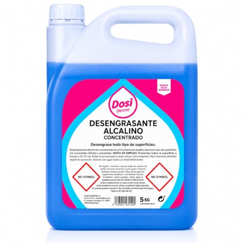Desengrasante Alcalino Profesional Concentrado | Máxima Potencia Contra la Grasa Más Difícil | Limpieza Industrial de Alto Rendimiento para Cocinas, Hornos, Campanas, Superficies Profesionales