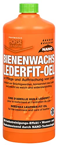 HORSE fitform Bienenwachs Lederpflegecreme, Nano, Lederpflege Leder Pflegecreme 1 L Cover