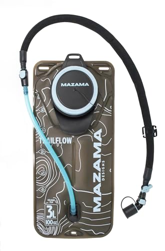 Trailflow-88TZ-Hydration-Bladder-by-Mazama-Designs-Leakproof-Easy-to-Clean-and-Fill-Water-Reservoir-BPA-Free-Fits-Most-Hydration-Backpacks-Great-for-Running-Hiking-Camping-Cycling-3L