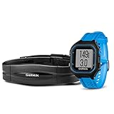 Garmin Forerunner 25 Bundle with Heart Rate Monitor (Large) - Black and Blue