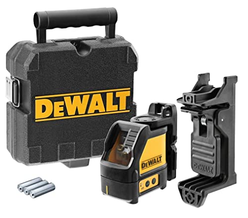 Dewalt DW088CG Green Cross Line Laser Level Self Levelling – Includes Bracket