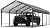 12'x20'x9' Metal Carport, Heavy Duty Metal Canopy with Galvanized Steel Roof and Frame, Bass Boat, Trucks, Car and Tractors, 12 * 20 FT(1 pcs)