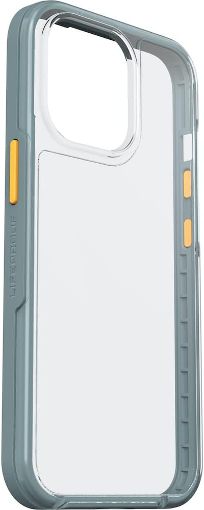 LifeProof See Case for iPhone 13 mini/iPhone 12 mini, Shockproof, Drop Proof to 2 Meters, Ultra-Slim, Protective Thin Clear Case, Sustainably Made, Clear/Grey