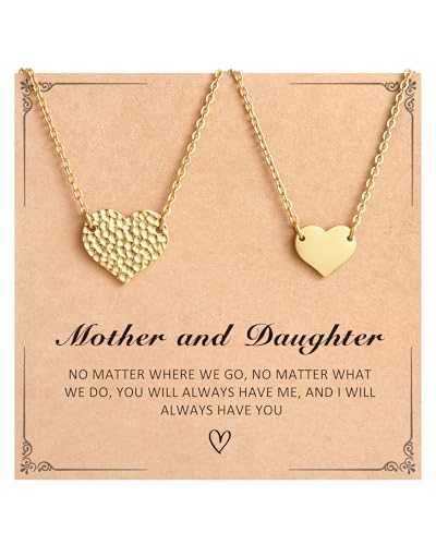 Mother Daughter Necklace Mommy and Me Matching Jewelry Gifts for Mom Daughter