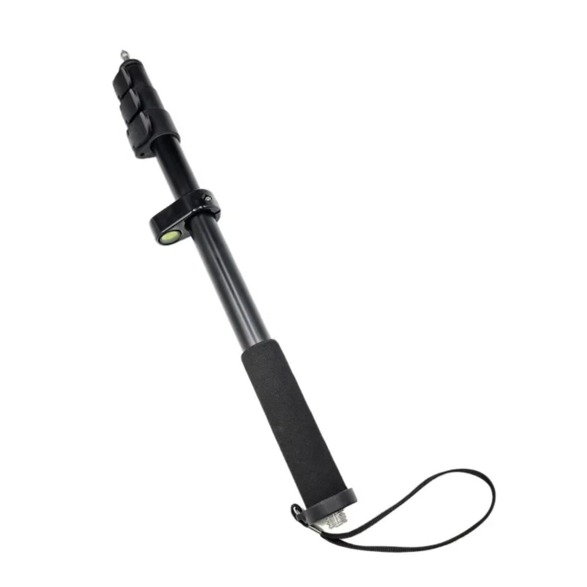 1.5M 5FT Telescopic GPS Pole Survey Rod, Mini Prism Pole with Spirit Level Bubble, 5/8" Thread for RTK GPS GNSS Total Station, Aluminum Alloy