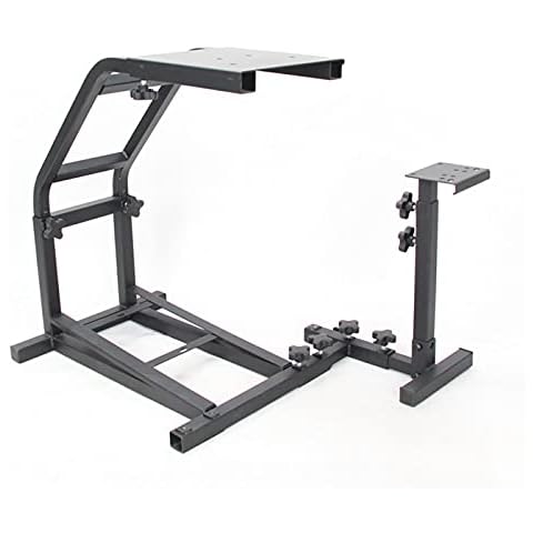 Intbuying Racing Game Wheel Stand Simulation Driving Fit for Logitech G25,G27,G29 -Wheel, Pedals and Gear Shifters NOT Inclueded Cover