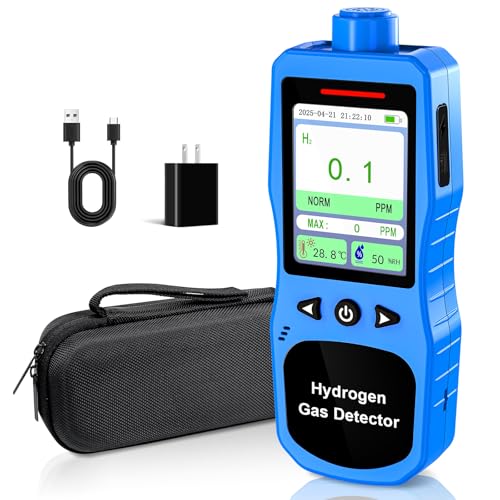 Recall 225 - Hydrogen Gas Detection Sensors May Fail - 2019-2021 Hyundai Nexo 3 ZYKYCX Hydrogen Gas Detector 0-1000 PPM, 0.1 PPM High Accuracy H2 Monitor with 3 Types Alarm, Rechargeable Hydrogen Meter, Portable H2 Air Quality Meters with Temperature Humidity Tester
