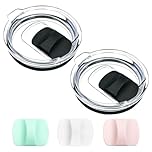 2 Pack 20 oz Tumbler Lid for Yeti Lids with 3 Magnetic Slider Replacement，Replacement Lids Compatible for YETI 20 oz Tumbler, 10/24 oz Mug, 10 oz Lowball