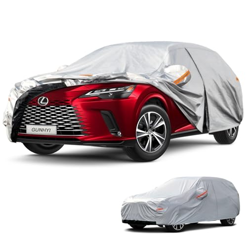 Image of GUNHYI 6 Layers SUV Car Cover Custom Fit Lexus RX350 (2015-2026) Waterproof All Weather, Heavy Duty Outdoor Snow Sun Rain Uv Protection (Ships from US Warehouse, Delivery 3-8 Days)