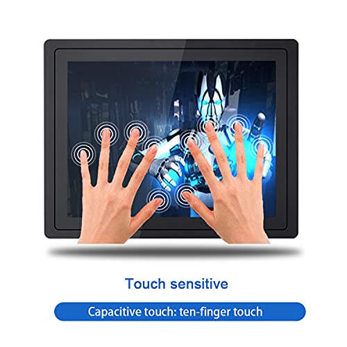 Image of 15.6 Inch Industrial Panel PC Capacitive Touch Screen with WiFi 4GB RAM Win10 (4GB RAM+512GB SSD, Core i7-5500U)