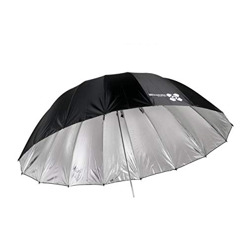 Quadralite Space 185 cm Parapluie Photo parabolique réflecteur Argent