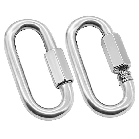 NODZOKU - LOOP W / LOOP st△△△ck short KNHYKXD Quick link loop with mother lock buckle, 2 key chain ring
