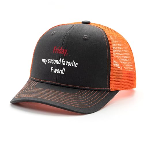 Friday,My Seconds Favouritesswear Wordss Baseball Hat Women Breathable Workout Trucker Cap2