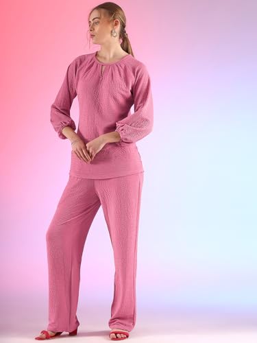 Image of Westhood Women's Polyester Bodycon Mini Co Ords Set