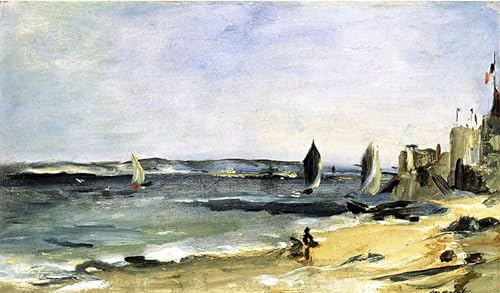 Pintura de Edouard Manet Arcachon lienzo de alta duración que no pierde color para salones