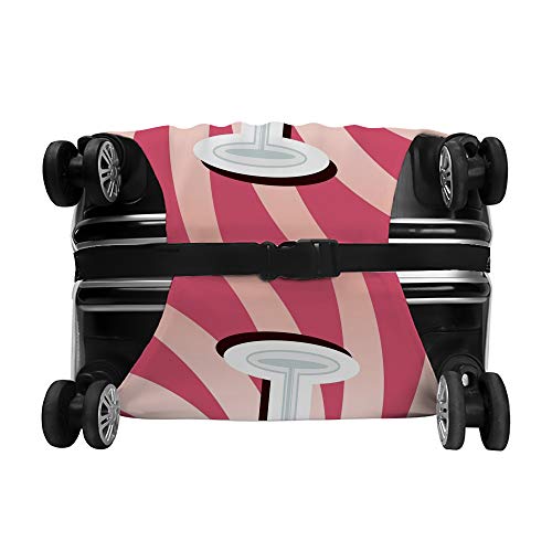 Housse de bagage rose milkshake CHEHONG en polyester élastique - 2