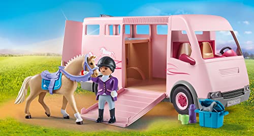 Van Avec Chevaux Playmobil La Boîte - vue 6