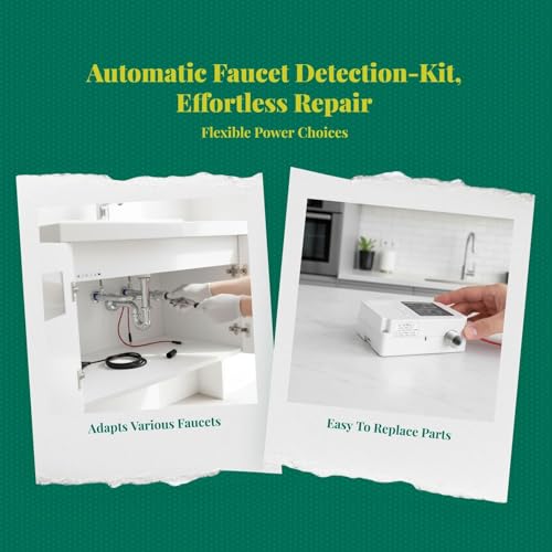 Image of Automatic Detector Faucet, Infrared Control Box, Touchless Bathroom Sink Blender Sensor C DC Plug